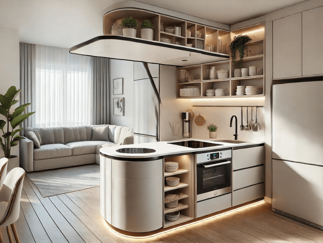 maximize small kitchen space Salinas Monterey Bay California